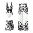 thumbnail image 1 of Maillot de Bain pour Femme à Imprimé Floral, Encolure Carrée, Confortable et Extensible, Été, Plage, 1 of 6