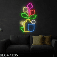 thumbnail image 4 of Glowneon Plant Flower Neon Sign, Flower Led Sign, Flower Shop Decor, 4 of 4
