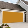 thumbnail image 4 of Pure Turmeric Garage Door Cover Banner 7 x 16 FT, Simple Solid Color Garage Door Curtains Backdrop with Grommets for Indoor Outdoor Wall Party Porch Yard Decorations Background, 4 of 9