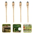 thumbnail image 1 of CATIEBYE 4Pcs Outdoor Fire Torches Bamboo Handmade for Weddings Festivals Summer Luau Parties, 1 of 8