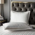 thumbnail image 4 of Colcha de lujo en la cama, cobertor de estilo europeo, manta multiusos, ropa de cama acolchada a cuadros, colchas, Sábana, colcha, 4 of 5