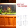 thumbnail image 2 of 4Pcs Fish Tank Glass Feeders Bait Aquarium Feeders Aquarium Food Feeding Cups, 2 of 6