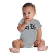 thumbnail image 4 of Hug Life Tattoo Letters Font Funny Romper Boys or Girls Infant Baby Brisco Brands 12M, 4 of 6