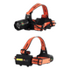 thumbnail image 2 of Lampara Cabeza Linterna Led Minera Recargable Con Sensor Lab.G, Naranja, 2 of 5