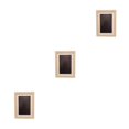 thumbnail image 1 of Cateissary Marco de fotos banda elástica recubierta Rectangular hogar galería fotografía dibujo marcos de exhibición Color Natural 10.215,2 cm Type1 NO1, 1 of 6