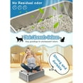 High side stainless steel litter box Cat bathroom Metal casserole for