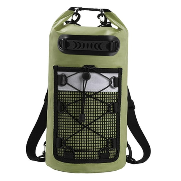 Impermeable, cómodo, mantiene tu equipo seco, ligero y resistente, capacidad de almacenamiento de 10 litros. Verde