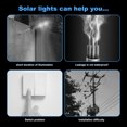 thumbnail image 4 of MUCH Solar Light Outdoor Waterproof, 8500K 1000000LM 800W Solar Street Light Dusk to Dawn Outdoor Floodlight for Yard, Motion Sensor Street Lamp with Remote for Patio, Garage,Road,Parking Lot-2 PACKS, 4 of 10