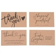 thumbnail image 1 of 120 Piezas Exquisitas Tarjetas de Thank You de Papel Kraft, para PequeñAs Tarjetas de Reconocimiento de Negocios Tarjetas de DecoracióN de Regalo, 1 of 5