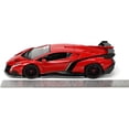 thumbnail image 7 of Lamborghini Veneno Red and Black "Hyper-Spec" Series 1/24 Diecast Model Car by Jada, 7 of 7