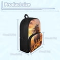 thumbnail image 5 of FOR U DESIGNS Horse Sunflowers School Bags for Teens Boys Sunset Backpack Middle School Backpacks Fashion Bookbag Rucksack with 2 Sides Pockets Outdoor Travel Storage Bag, 5 of 7