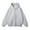 V-Light Gray1398, variant on FEIFLY Mens Zip Up Hoodie Long Sleeve Full Zip Hooded Sweatshirt Pullover With Pocket Solid Color Trendy Outwear