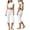 White*, variant on RUTAYY Women's Pants Fashionable Casual Solid Color Tie Waist Capri Bottom Everyday Casual Wear Beach Vacation Trousers