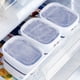 thumbnail image 4 of Recipiente de almacenamiento de alimentos Plástico transparente 280ml | Contenedor organizador de frigorífico con tapa hermética sellada | Ahorro de espacio apilable | Seguro para microondas y, 4 of 8