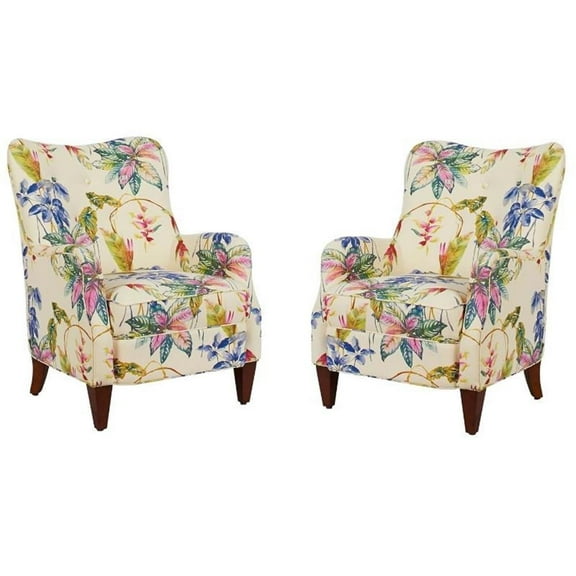Paradise Upholstered Arm Chair 2 Piece Set