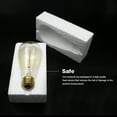 thumbnail image 4 of Bombilla Edison retro regulable E27 CA 220 V 110 V 40 W Lámparas de filamento de decoración industrial vintage A19 ST64 T10 T45 G80 G95 G125, 4 of 5