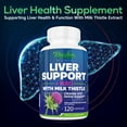 thumbnail image 7 of Parker Naturals Milk Thistle Liver Detox & Support Capsules with NAC 400mg, Glutathione, Antioxidant, 120 Count, 7 of 7