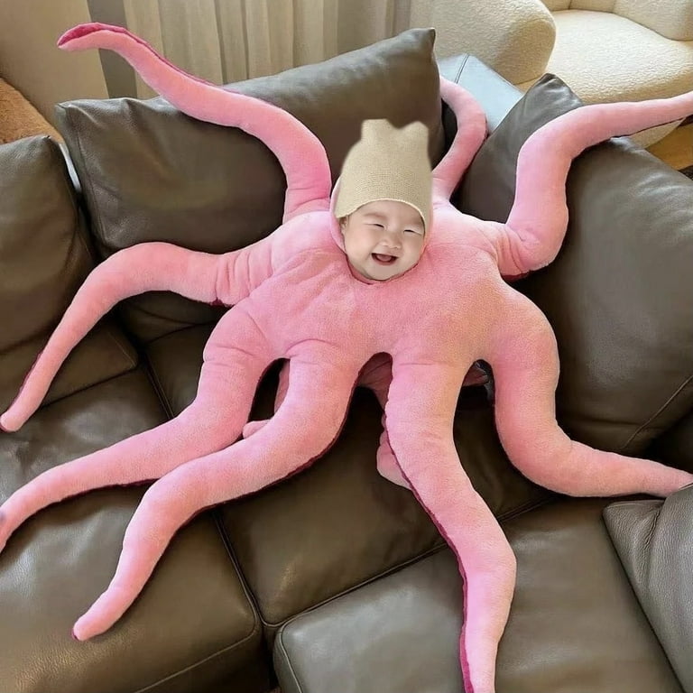 Baby Octopus Costume Wearable Throw Pillow Cushion Jumbo Large