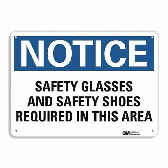 Lyle Notice Sign,10 inx14 in,Aluminum U5-1495-RA_14X10