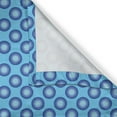 thumbnail image 4 of Ambesonne Abstract Valance Pack of 2, Disc Shaped Contemporary, 42"X12", Sky Blue and Lavender, 4 of 5