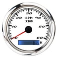 thumbnail image 1 of 85mm Digital 8000 RPM Tachometer Gauge 3000 4000 6000 7000 RPM Tachometer LCD Display Red Backlight With Hourmeter ,Wide Applicability, 1 of 7