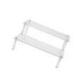 thumbnail image 2 of Acrylic Display Stand Riser for Jewelry acrylic risers for display Models Toys Storage, Stand (Color : 2 Tiers Widh 20x15cm, 2 of 7
