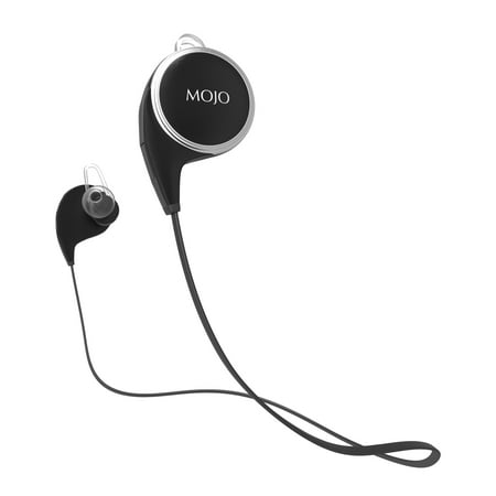 MOJOTrek EB-1v2 Wireless Stereo Bluetooth Earbuds with HD Mic for all iPhone, Android, iPod, and all Bluetooth Devices including iPhone X. Headphones - Ear Buds.