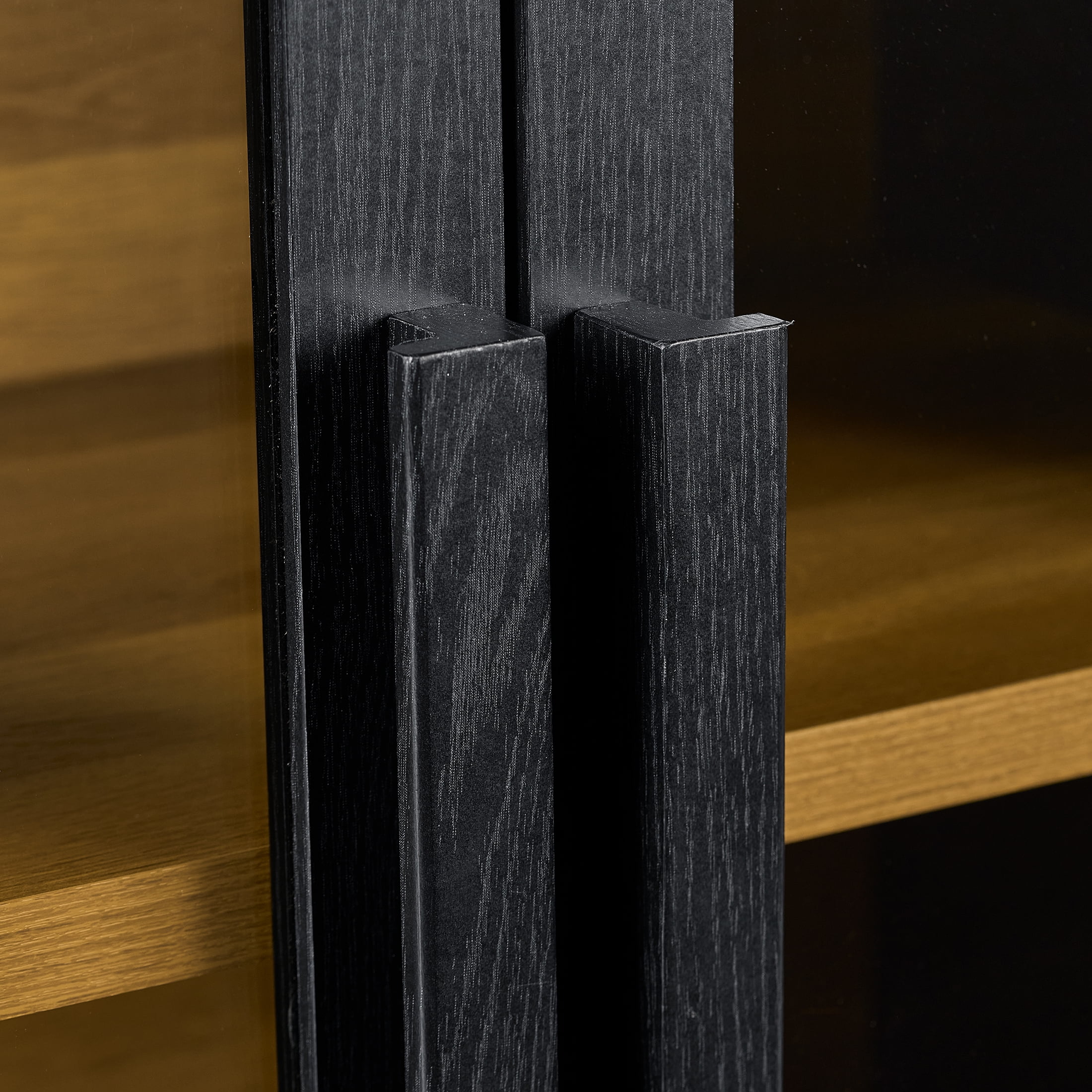 Better Homes & Gardens Ezra Accent Cabinet, Rich Black Finish