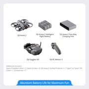 DJI Avata 2 Fly Smart Combo (Three Batteries) with PFV Drone, Goggles N3 , Remote