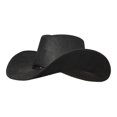 thumbnail image 2 of Disfraz de vaquero con capucha, unisex, de polipopelina negra, para adulto, 2 of 2