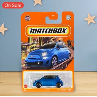 Matchbox 2021 Fiat 500e Moving Parts Diecast Car – 1:64 Scale With Opening Doors & Hood