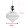 thumbnail image 3 of Christmas Ball Party Xmas Tree Led Bulb Decorations Lamp Lights Hanging Ornament, 3 of 3