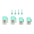 thumbnail image 4 of Accesorios para tarros de cristal, tarros, jarra de aceite, casa de muñecas, mini accesorios de cocina, miniaturas de casa de muñecas para juego de cocina, micro claro Hugo Mini botellas de condimento, 4 of 10