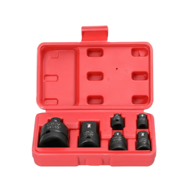 Juego de reductor de adaptador de impacto, 6 uds., adaptador convertidor de enchufe, 1/4 pulgadas, Tomshoo Cabeza de conversión