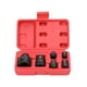 thumbnail image 1 of Juego de reductor de adaptador de impacto, 6 uds., adaptador convertidor de enchufe, 1/4 pulgadas, Tomshoo Cabeza de conversión, 1 of 7
