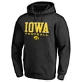 thumbnail image 2 of Men's Black Iowa Hawkeyes Team Unity Football Pullover Hoodie, 2 of 3