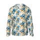 thumbnail image 1 of Fotbe Vintage Blue Flowers Chaqueta con Protección Solar UPF 50+ para Hombre y Mujer, Camisa con Capucha y Bolsillos-Small, 1 of 1