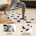 thumbnail image 4 of Dachshund Dog Hot Yoga Mat Towel Non Slip for Hot Yoga - Quick-Drying Yoga Mat Cover with 4 Corner Pockets with Travel Bag - Hot Yoga Towel Non Slip 74"x26", 4 of 6