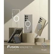 Ringke for Samsung Galaxy S24 Ultra S24 Plus S24 [Fusion Magnetic] Clear Heavy Duty MagSafe Case