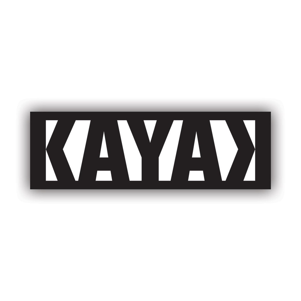 Palindrome Kayak Sticker Decal Self Adhesive Vinyl Weatherproof