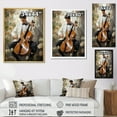 thumbnail image 4 of Designart "Sonata Delicate Music Classical wall art" Portrait Floater Framed Canvas Print, 4 of 7