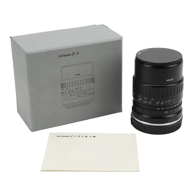 Lente macro APSC TTArtisan de 40 mm f/2.8 1:1 con enfoque manual para montura Z para Z6, Z7, Z50, Z6II y Z7II
