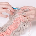 thumbnail image 3 of Raindrops 9pcs Crochet Ring Set Yarn Guide Tools Adjustable Design Open Finger Rings for Knitting Enthusiasts, 3 of 7