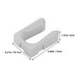 thumbnail image 2 of Phenofice 2Pcs Wall Mounted Boot Storage Rack for Tall Boots and Shoes White Plastic Entryway, 2 of 8