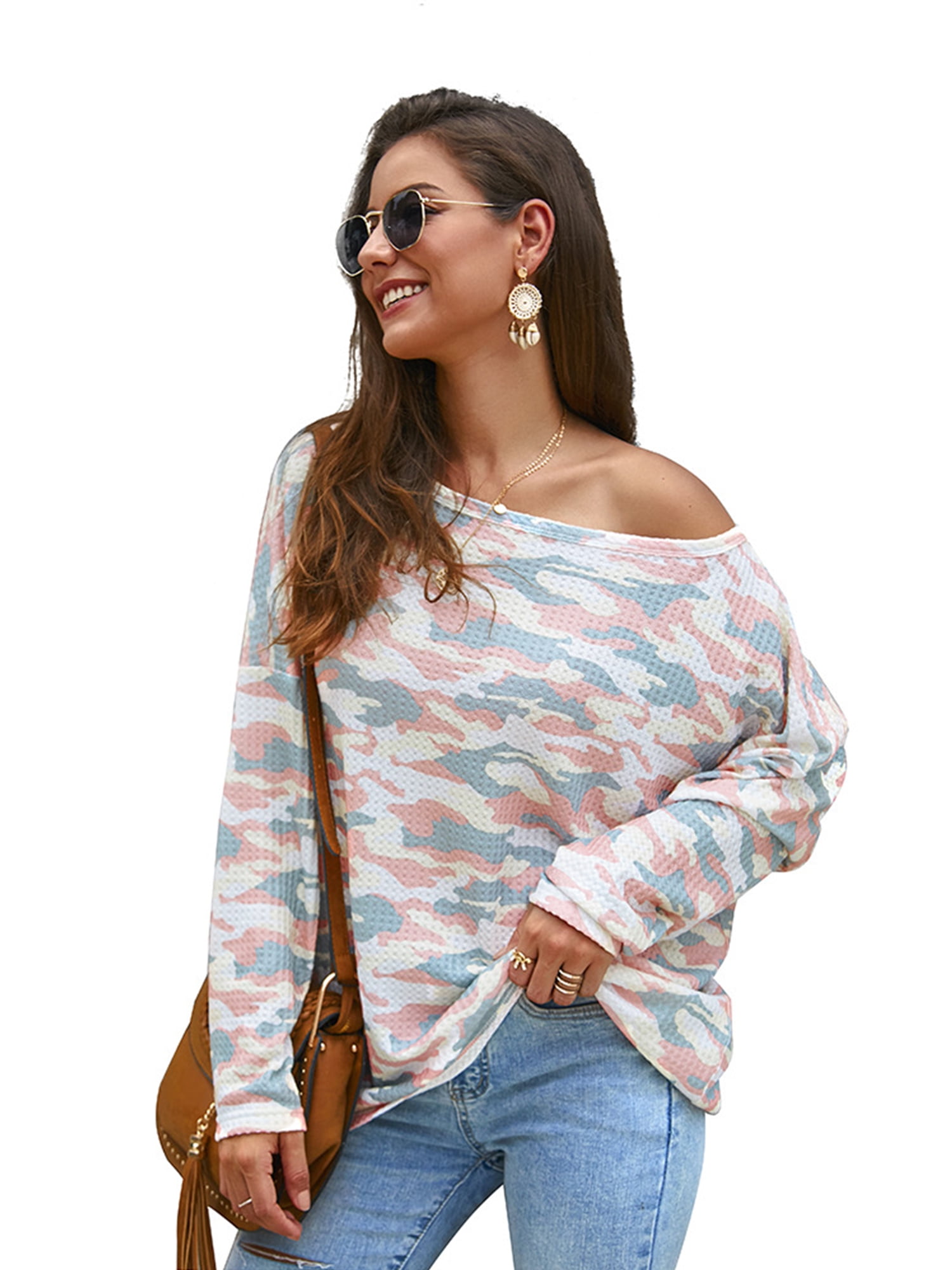 oversized cold shoulder top