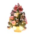 thumbnail image 1 of Decoraciones para árboles de Navidad de mesa perfecl con luces bola de Navidad Rosado, 1 of 8