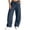 Navy, variant on hlysgo Baggy Sweatpants for Women Wide Leg Lounge Pants Drawstring Waist Jogging Pants with Pockets Gray,M