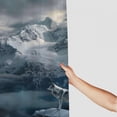 thumbnail image 3 of Orinice Wolf Snow Fantasy Art Bathroom Decor Set Colorful Luxurious Graphic Print Polyester Fabric Fashion Shower Curtain with Hooks 36x72, 3 of 7