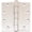 Satin Stainless Steel, variant on Commercial Grade Plain Bearing Hinge, 4-1/2 Inches, Square Corner, .134 Gauge, Satin Chrome by Stone Harbor Hardware
