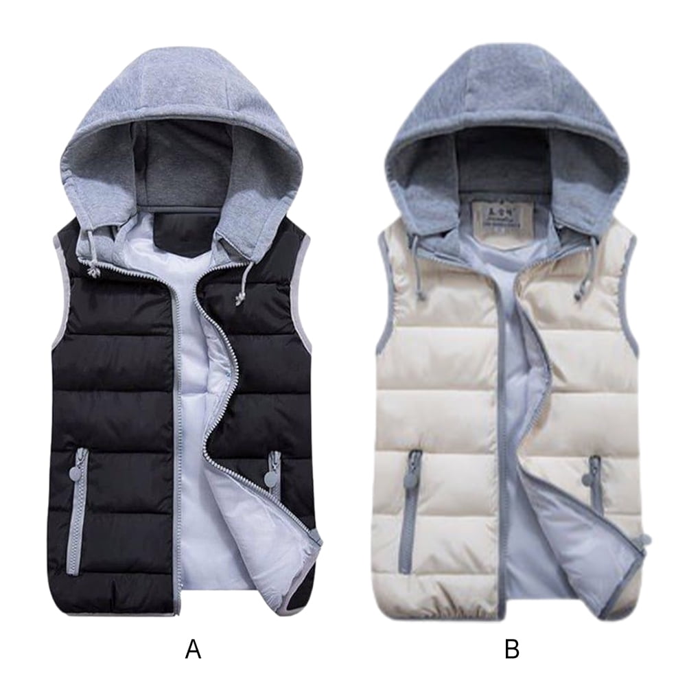 Grey winter vest shop